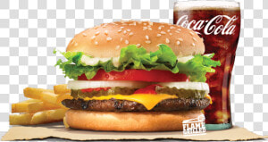 Cheese Value Meal   Whopper Jr With Cheese  HD Png Download