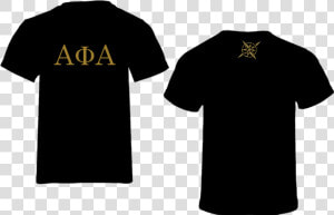 Alpha Phi Alpha Letter Shirt   T shirt  HD Png Download