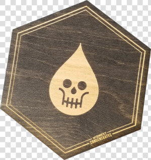 Wooden Dab Rig Coaster Bases   Emblem  HD Png Download