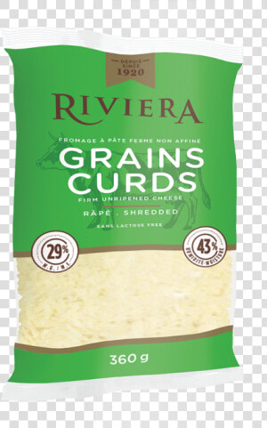 Maison Riviera Shredded Cheese Curds 360 G  HD Png Download