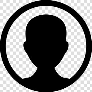 Male Shadow Circle   Default Profile Image Round  HD Png Download