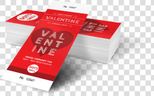 Valentine Dinner Ticket Template Preview   Box  HD Png Download