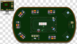 Transparent Poker Table Clipart   Poker Table Top View Png  Png Download