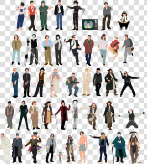 Transparent Johnny Depp Png   Iconic Film Characters  Png Download