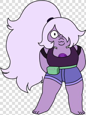 Steven Universe Amethyst Ponytail  HD Png Download