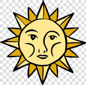 Free Clip Art Of The Sun   Federation Of Young European Greens  HD Png Download