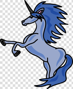 Blue Unicorn Transparent Png Image   Clip Art Blue Unicorn  Png Download