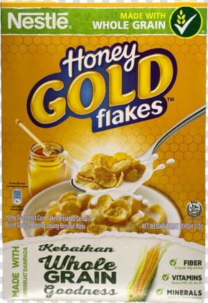 Nestle Honey Gold Cereal 370g Title Nestle Honey   Gold Flakes Cereal  HD Png Download