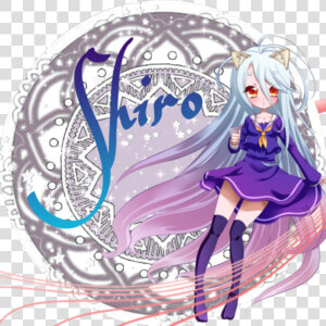 Anime Shiro From No Game No Life   Png Download   Cartoon  Transparent Png