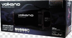 Volkano Mega Bazooka Squared Bluetooth Speaker Packaging   Electronics  HD Png Download