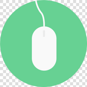 Computer Mouse Icon Circle   Mon B2i  HD Png Download