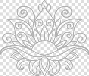 Lotus Flower   Lotus Flower Mandala Simple  HD Png Download