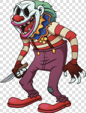  clown  killerclown  evilclown   Evil Clown Cartoon  HD Png Download