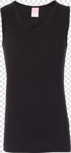 Black Gildan Sleeveless Shirt  HD Png Download