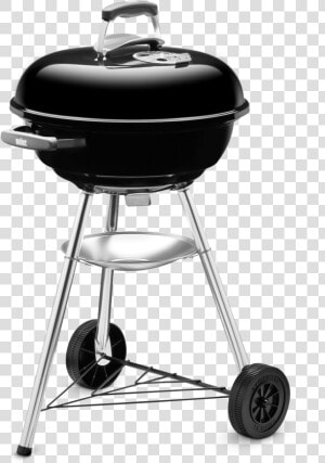 Compact Kettle Charcoal Barbecue 47cm View   Weber 47cm Bbq  HD Png Download