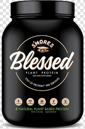 Blessed Protein S Mores 30 Svs   Chocolate  HD Png Download