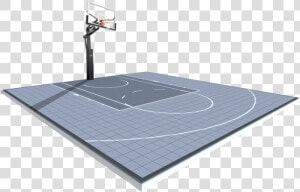 30 X 30 Basketball Nba Half Court Sport Courrt  HD Png Download