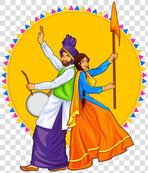 Legends Of Punjab   Clipart Punjabi Dance  HD Png Download