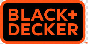 Black  amp  Decker Logo Orange Black   Black And Decker Tools Logo  HD Png Download