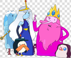 Ice King Princess Bubblegum   Png Download   Adventure Time Elementals Gender Bend  Transparent Png