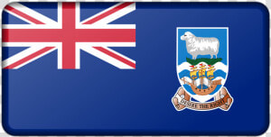 Flag crest rectangle   Falkland Islands Flag  HD Png Download