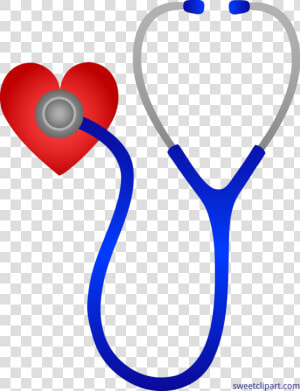 Doctors Stethoscope With Heart   Medical Nurse Clip Art  HD Png Download