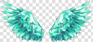  green  blue  crystal  wings  greenwings  green Wings   Crystal Ice Wings  HD Png Download