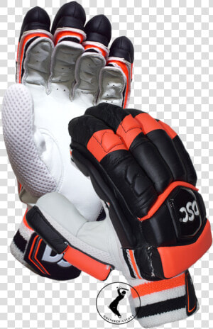 Dsc Condor Flite Cricket Batting Gloves  Black Orange   Black Cricket Batting Gloves  HD Png Download