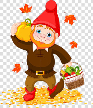 Garden Gnome Clip Art   Free Vector Garden Gnome  HD Png Download