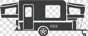 Clipart Tent Caravan Tent   Tent On Wheels Icons  HD Png Download