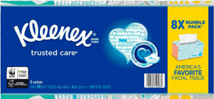 Kleenex Trusted Care Everyday Facial Tissues   Kleenex Tissues  HD Png Download