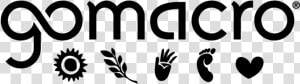 Gomacro Logo Black   Go Macro Bar Logo  HD Png Download