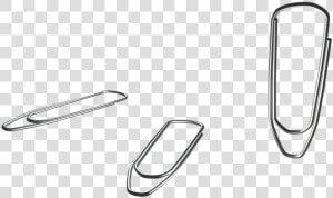 Paperclip  Isolated  Metal  Background  Equipment  HD Png Download