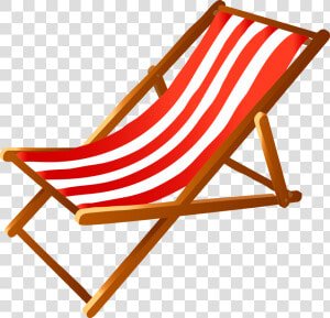 Eames Lounge Chair Table Deckchair Clip Art   Transparent Beach Chair Clipart  HD Png Download