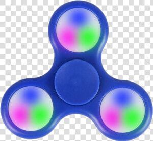 Led Fidget Spinner Png Clipart   Led Fidget Spinner Blue  Transparent Png