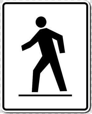 Danger Clipart Crosswalk   Walk Signal Png  Transparent Png