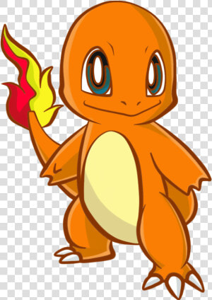 004 Charmander By Chiblu On Deviantart   Charmander Clip Art  HD Png Download