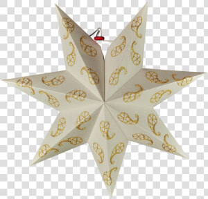 Paper Star Lamp Golden Star A4 Paper Lanterns For Christmas   Vianočné Vystrihovačky Na Okná  HD Png Download