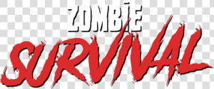 Logo Survival   Zombie Survival Logo  HD Png Download