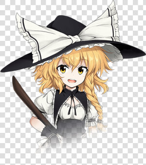 Marisa Kirisame   Touhou Genso Wanderer Marisa  HD Png Download