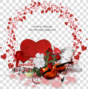 Transparent Heart Cluster Png   Flowers Violin Music Png Imges Hearty  Png Download