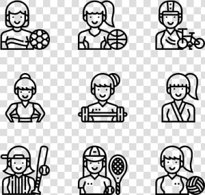 Sport Avatar   Sport Woman Icon Png  Transparent Png