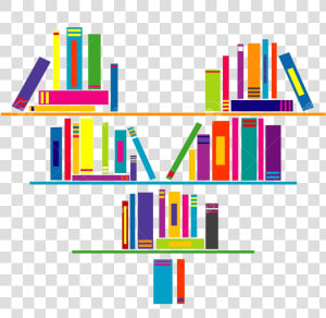 Books On Shelf Clip Art Free   Heart Shaped Book Vector  HD Png Download