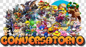 Playstation Xbox Nintendo Characters   Png Download   Super Smash Bros Characters Png  Transparent Png