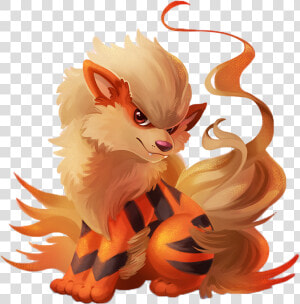 Growlithe Drawing Arcanine   Growlithe Hd  HD Png Download