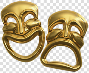  mask  gold  theatre  golden  actor  ftestickers  object   Gold Theatre Masks Png  Transparent Png