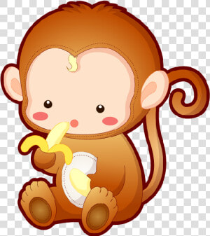 Animated Pictures Monkey Cartoon X Png   Cartoon Cute Baby Monkey  Transparent Png