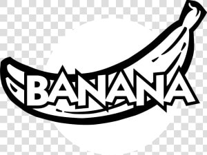 Banana Png Black   Black And White Banana Clip Art Free  Transparent Png