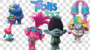 Transparent Trolls Movie Characters Png   Trolls Holiday Trolls  Png Download