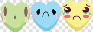  heartbroken  sad  kawaii  faces  hearts   Cartoon  HD Png Download